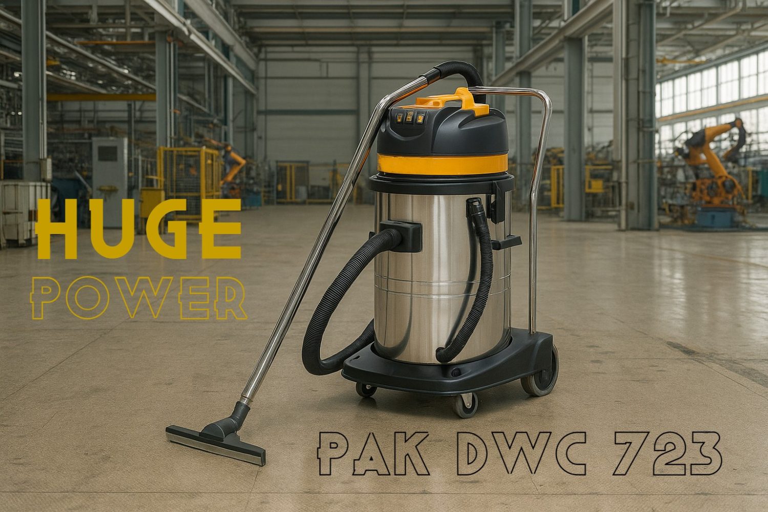 Endüstriyel Süpürge - PAK DWC 723 Huge Power