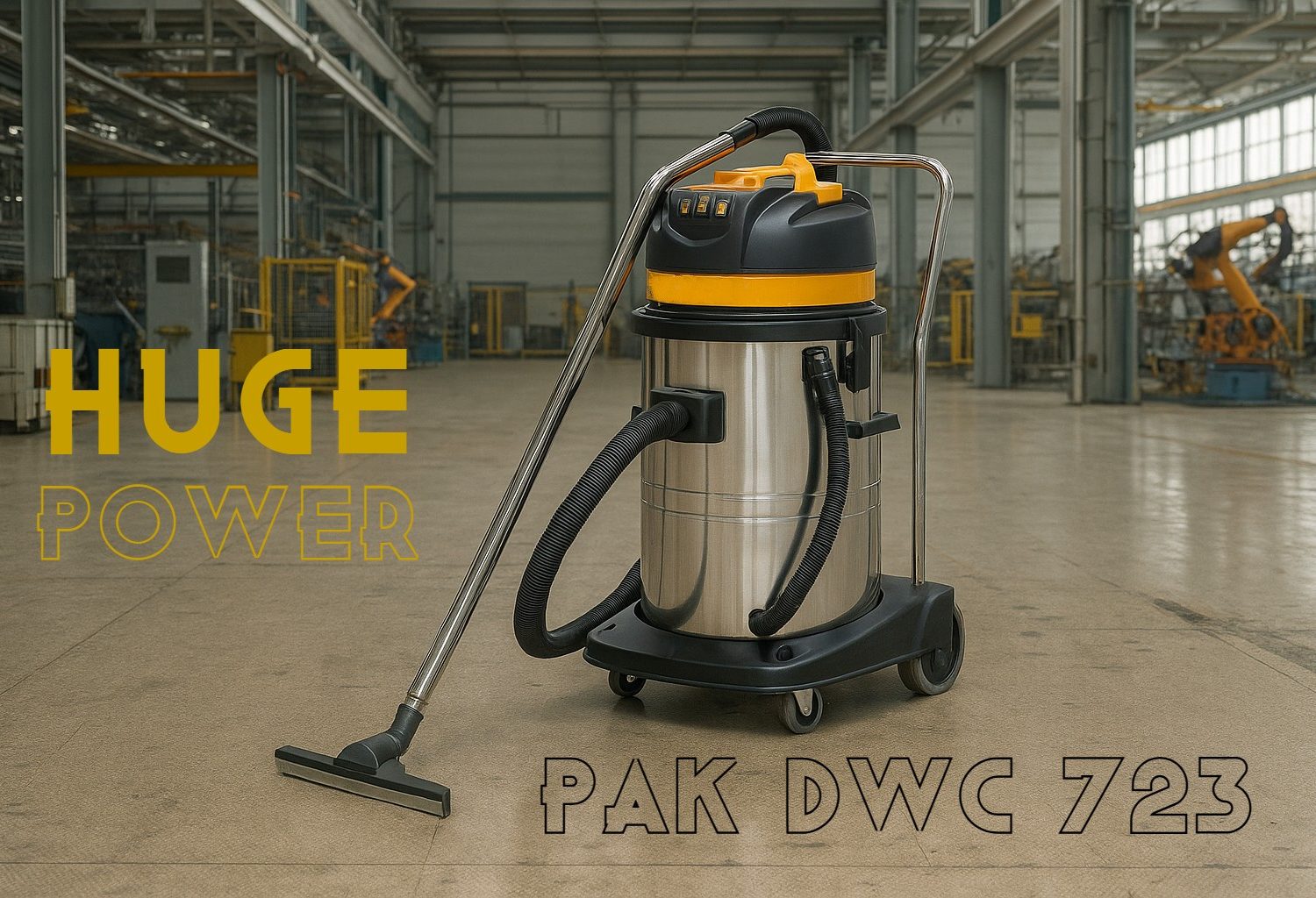 Endüstriyel Süpürge - PAK DWC 723 Huge Power