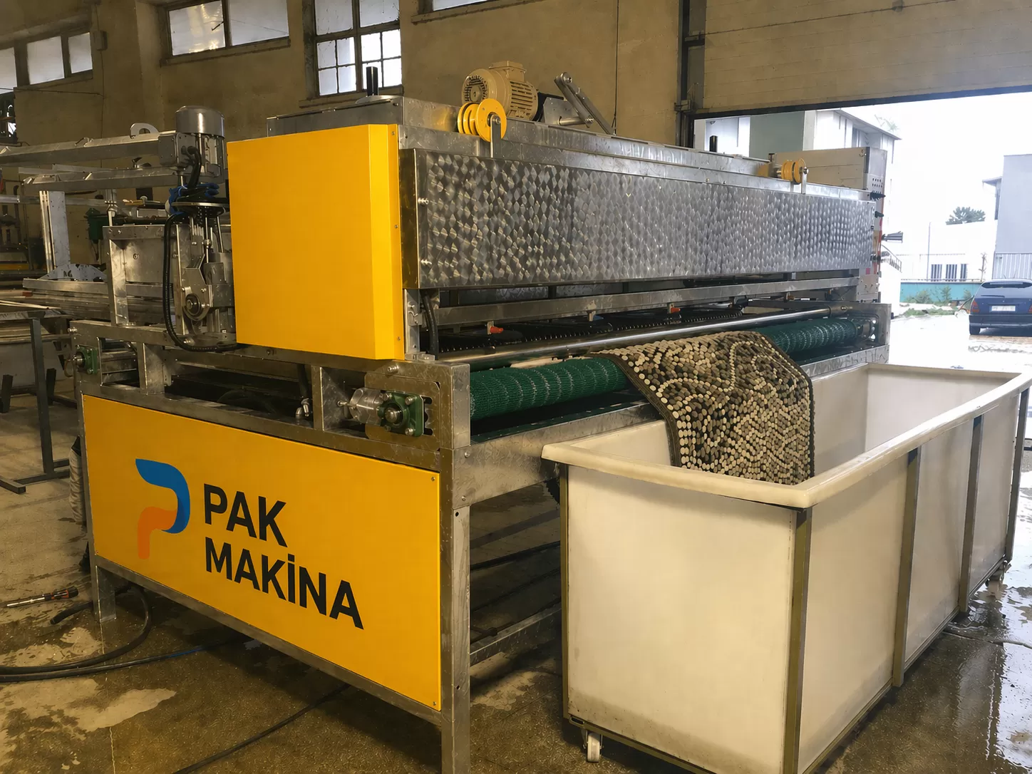 PAK 250 ECO - Automatic Industrial Carpet Washing Machine 250 cm 4 Brush 3 industrial carpet washing machine pak 250 eco